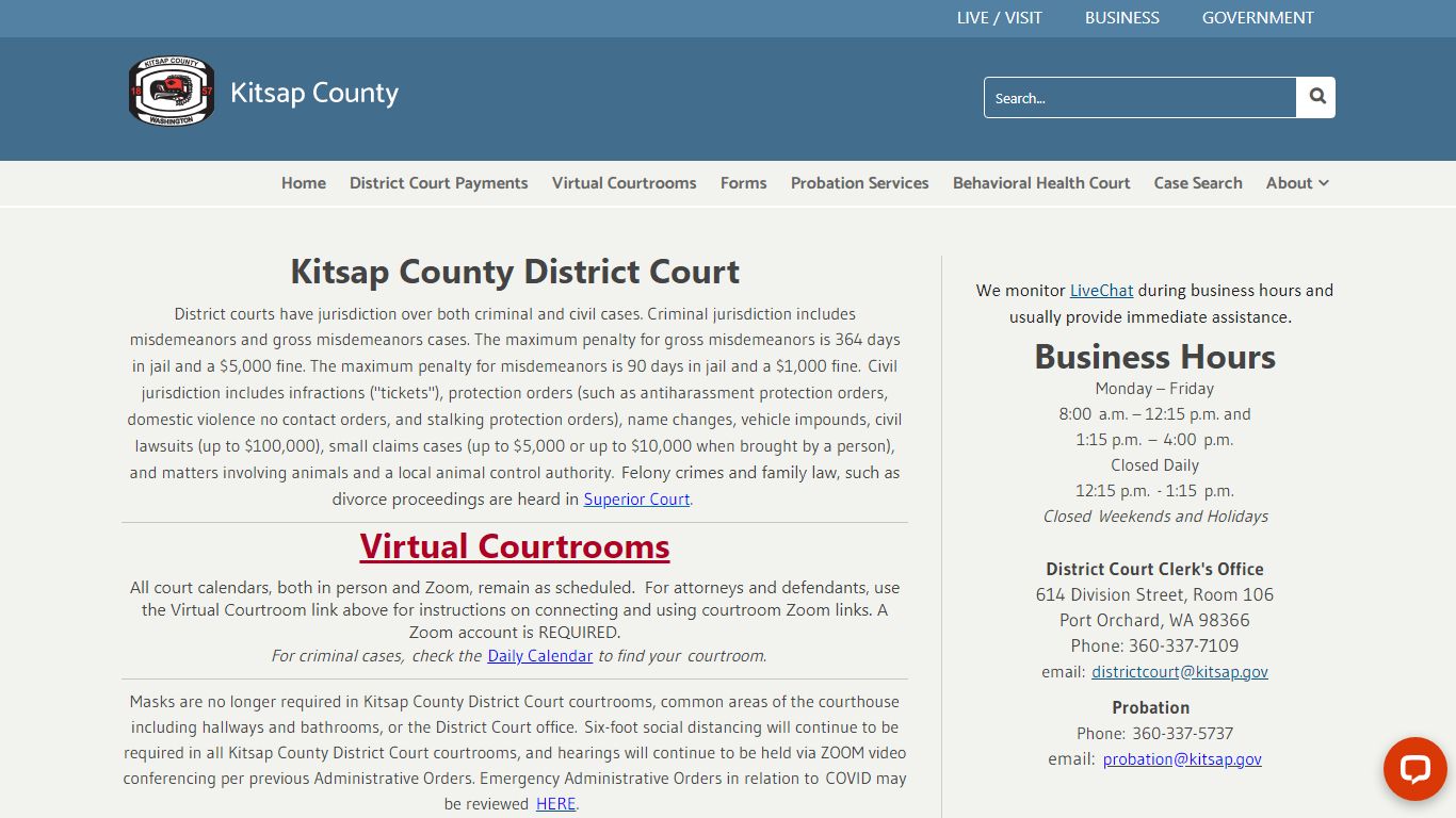 District Court - Kitsap County, Washington